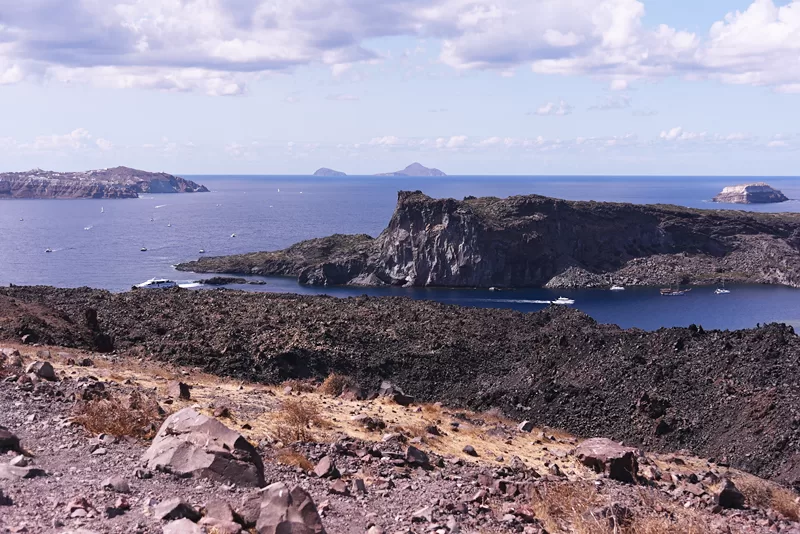 vulcano di santorini
