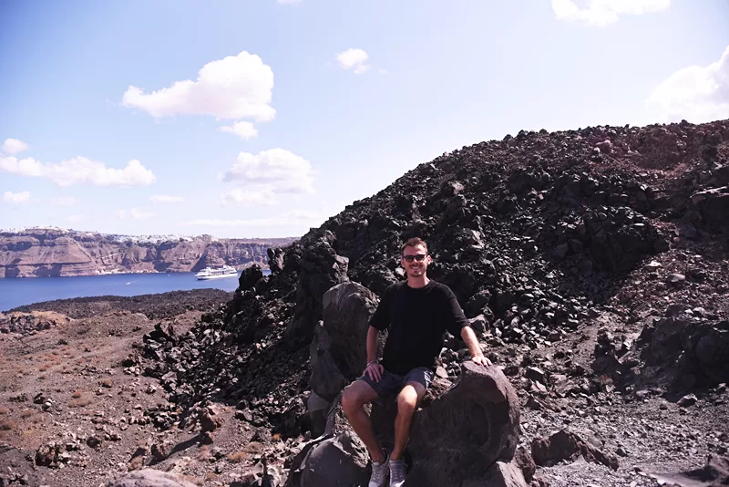 vulcano di santorini
