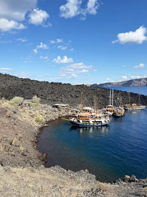 vulcano di santorini