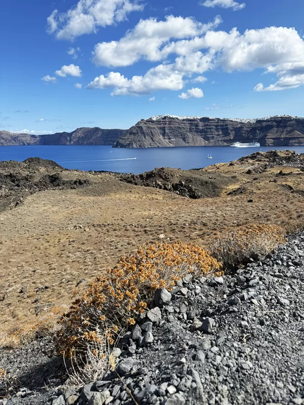 vulcano di santorini