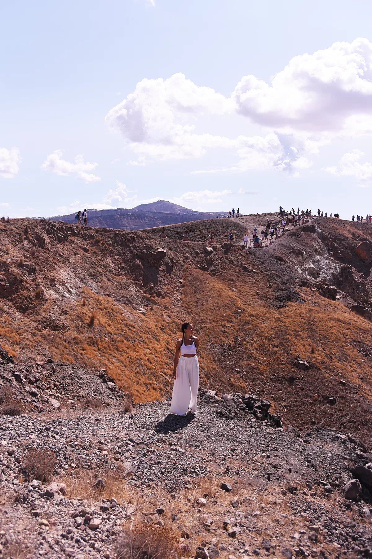 vulcano di santorini